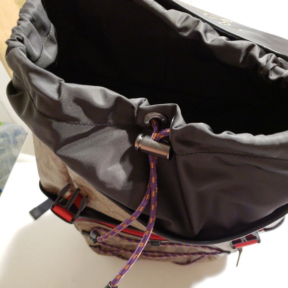 Coach Men's Backpack Tan Signature Terrain Large - Picture 5 of 7